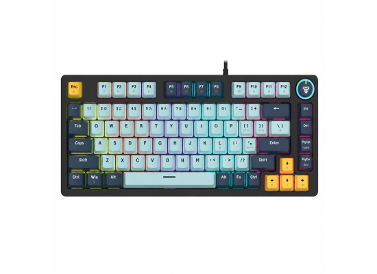 Fantech ATOM81 MK875V2 MIZU Wired Mechanical Keyboard SkyBlue / Navy – Rosie Switch